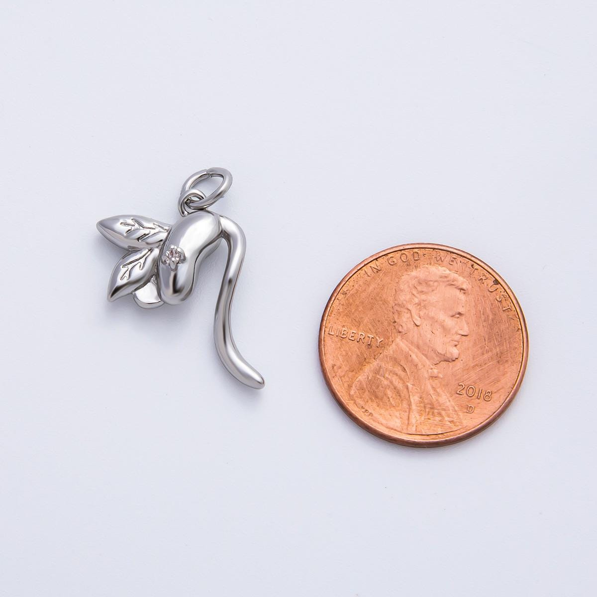 Mini 18k gold filled Bean Sprouts charm Dainty Vegetable pendant charm for necklace earring supply AF-1354