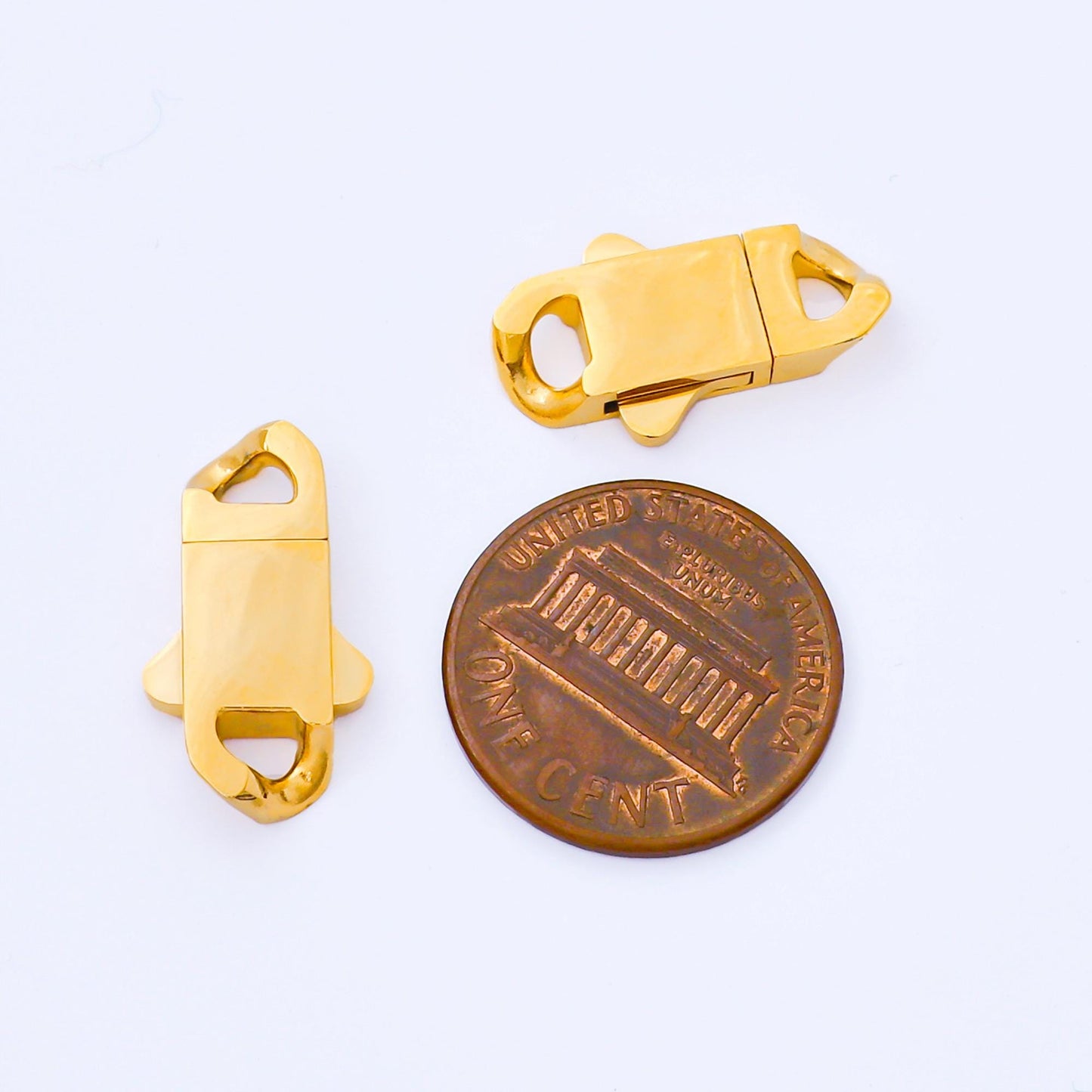 Stainless Steel 23mm, 19.5mm Minimalist Box Clasps Closure Finding | Z1331 Z1332