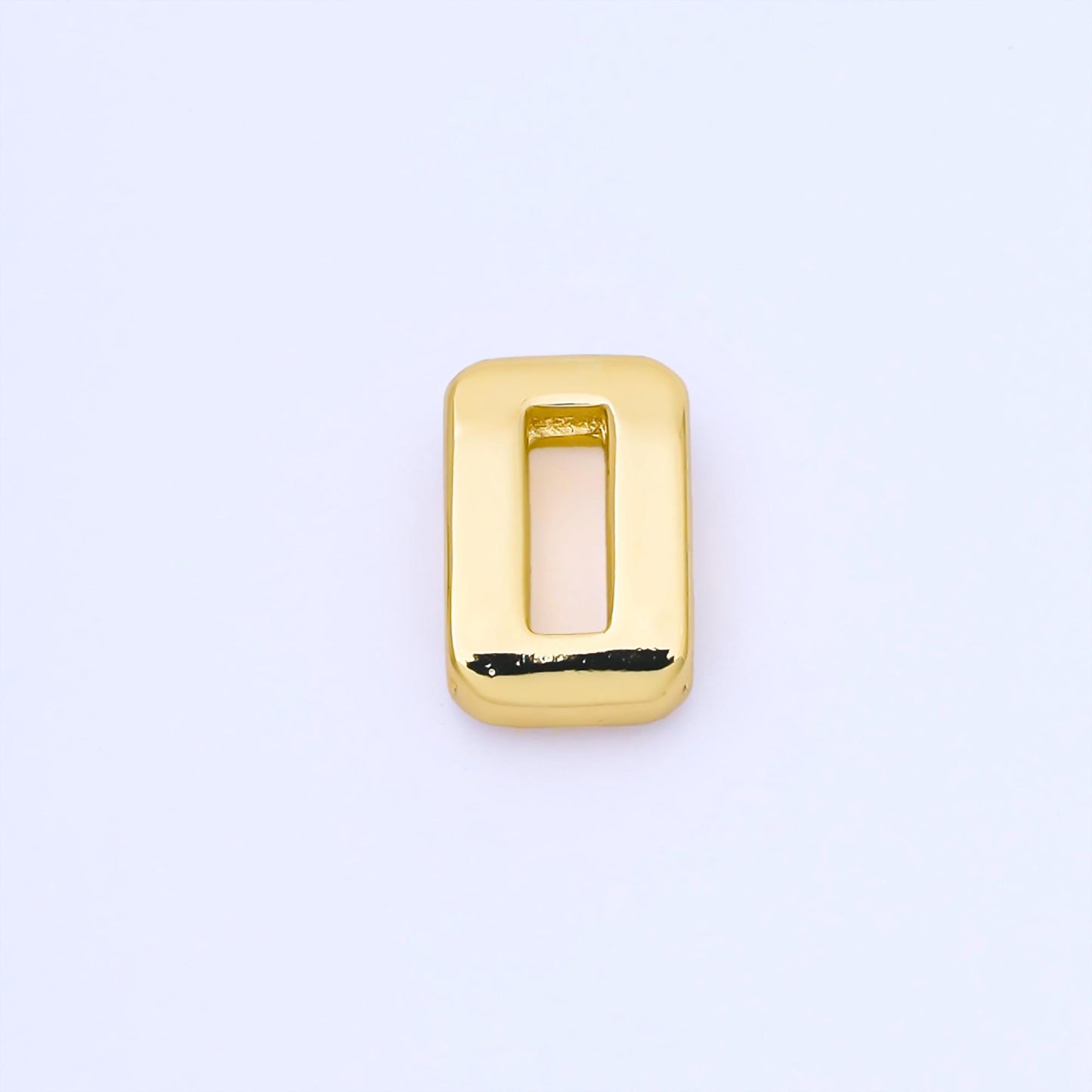 24k Gold Filled Varsity Number Beads charm Sport Number Spacer 3d Gold digit charm personalize lucky number bubble Cord Bracelet Supply B489