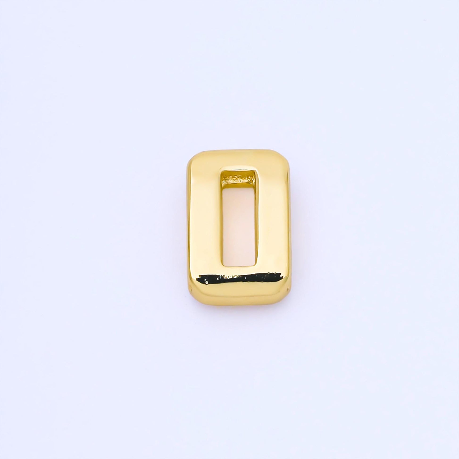 24k Gold Filled Varsity Number Beads charm Sport Number Spacer 3d Gold digit charm personalize lucky number bubble Cord Bracelet Supply B489