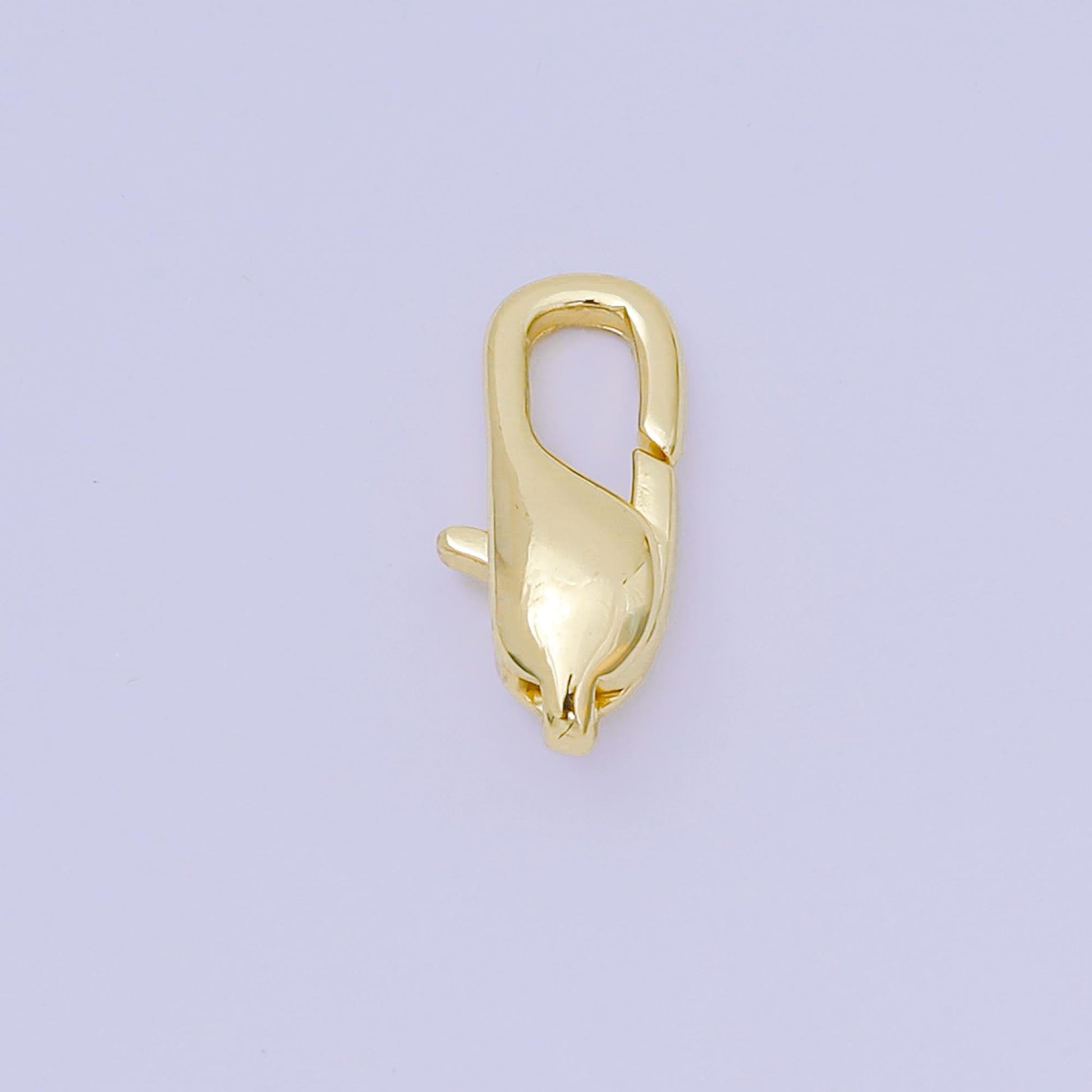 14K Gold Filled 17mm Thick Lobster Clasp Closure Finding in Gold & Silver | Z1337