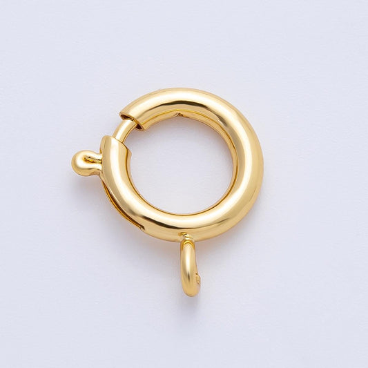 18K Gold Filled 18.5mm Minimalist Spring Clasp Closure Finding | Z1395