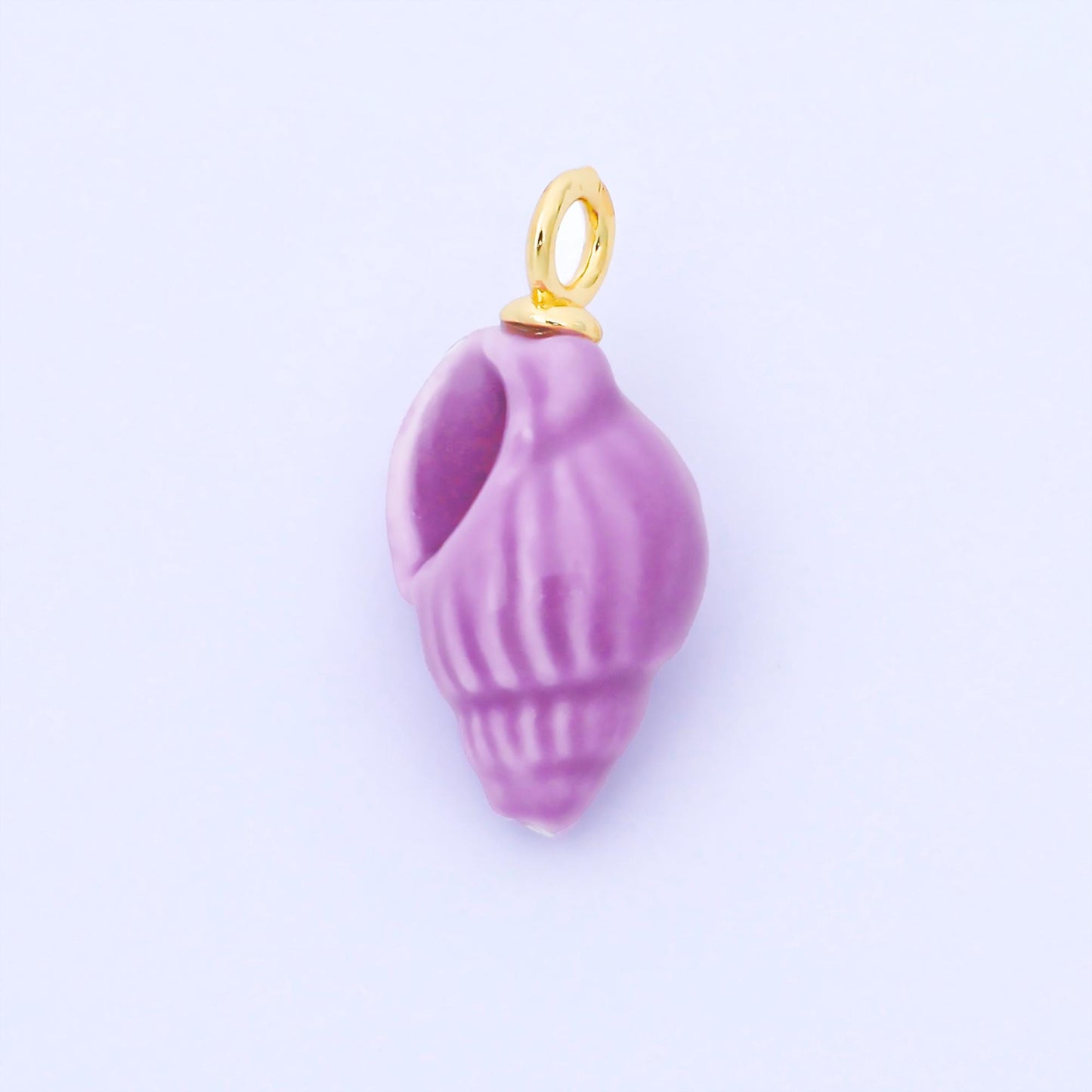 24K Gold Filled Color Seashell Charms Waterproof Beach Shell Pendants Coastal Summer DIY Jewelry Making Supplies Bracelet Necklace | AF1571