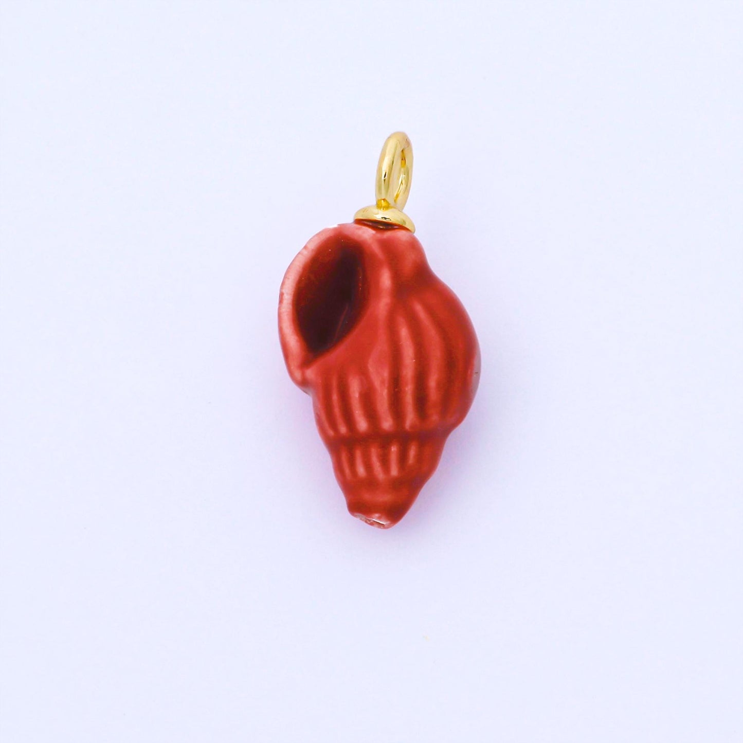 24K Gold Filled Color Seashell Charms Waterproof Beach Shell Pendants Coastal Summer DIY Jewelry Making Supplies Bracelet Necklace | AF1571