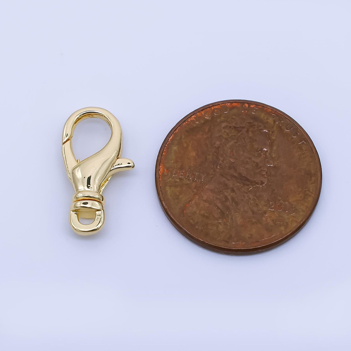 24k Gold Filled Lobster Clasp Swivel Connector Dainty Gold Hook Closure Finding for DIY Jewelry Making Supplies Necklace Bracelet | Z1352