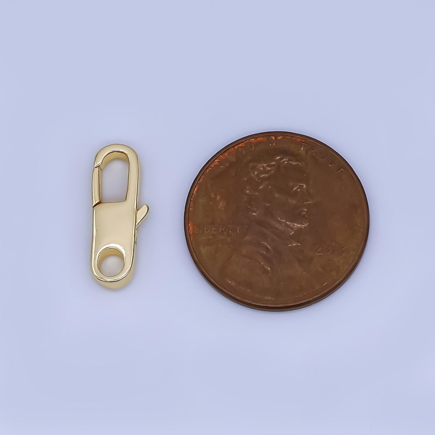 24K Gold Filled Lobster Clasp Fixed Hook Connector Jewelry Closure Findings for Necklaces Bracelets DIY Jewelry Making Supply | Z1353