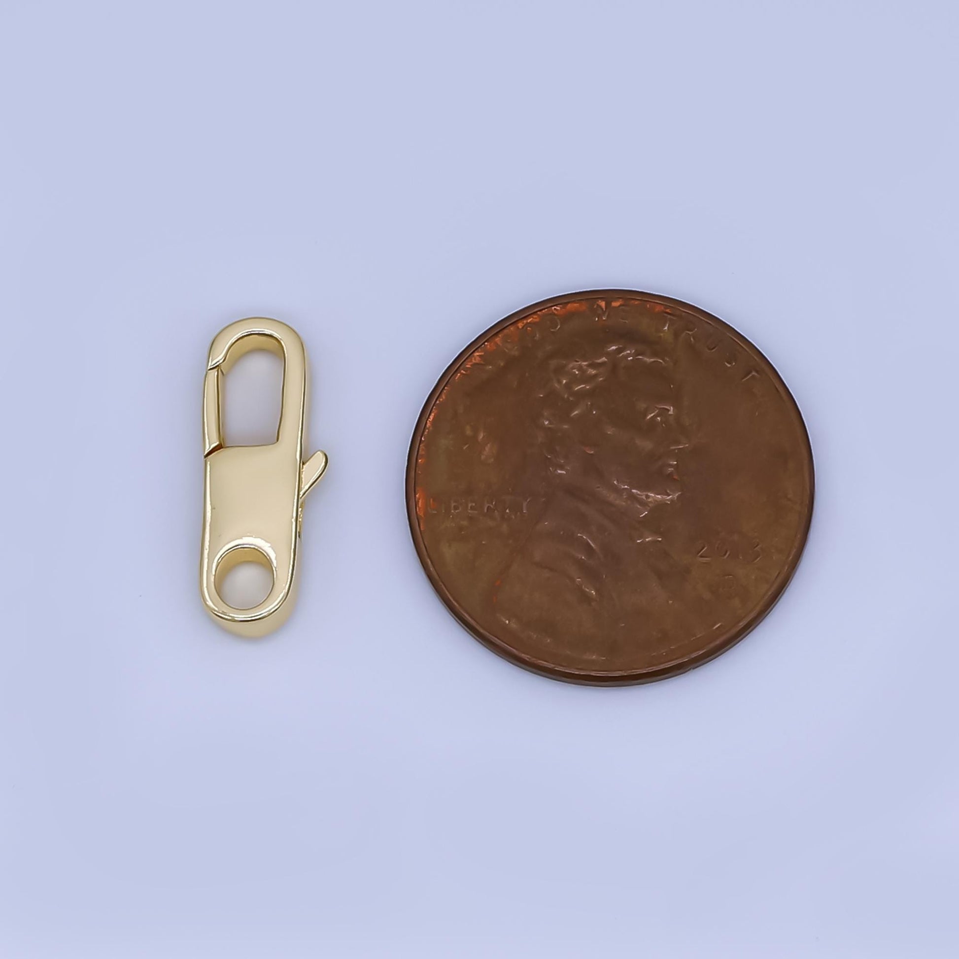 24K Gold Filled Lobster Clasp Fixed Hook Connector Jewelry Closure Findings for Necklaces Bracelets DIY Jewelry Making Supply | Z1353