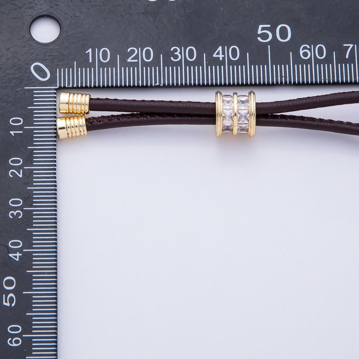 Dainty Soft Leather feel Paracord Knot Tied Necklace for Cord Necklace Supply | WA-256
