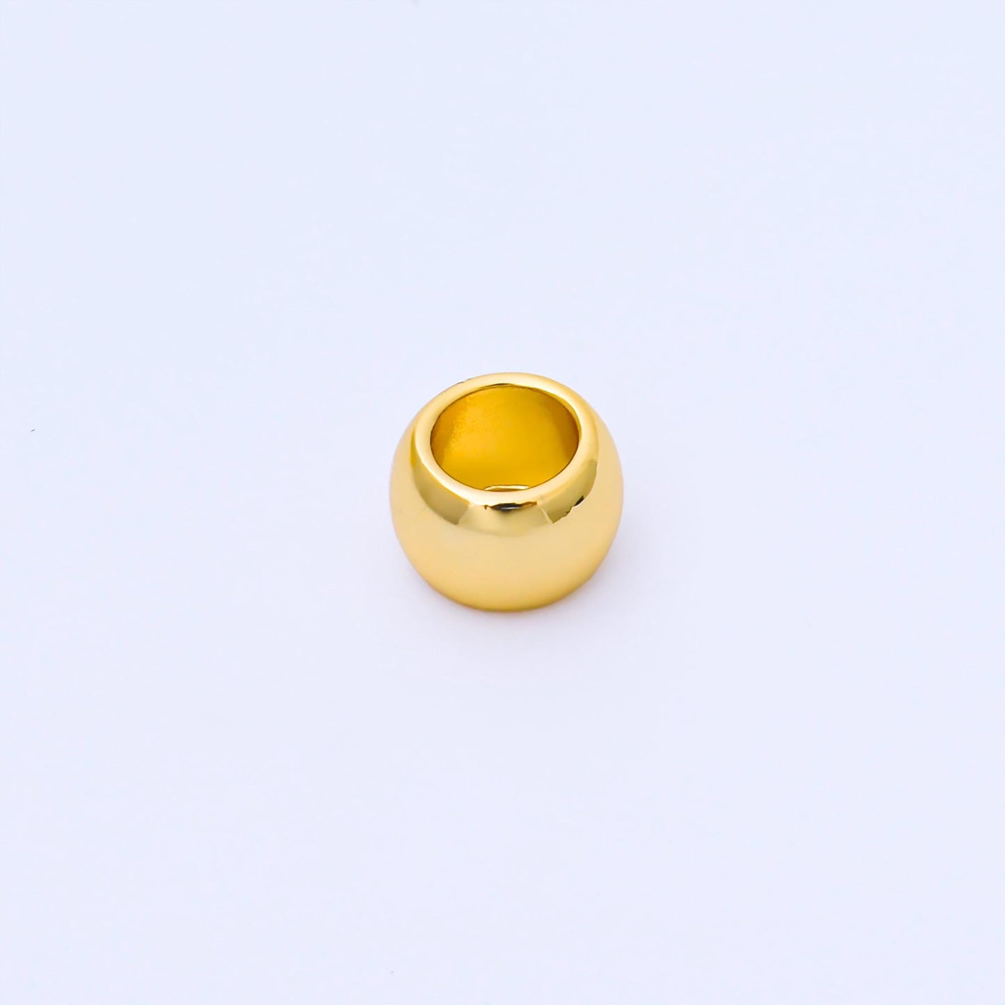 24k Gold Filled Round Spacer Beads Gold & Silver Donut Spacer Beads DIY Jewelry Making Supply Bracelet Necklace | B488