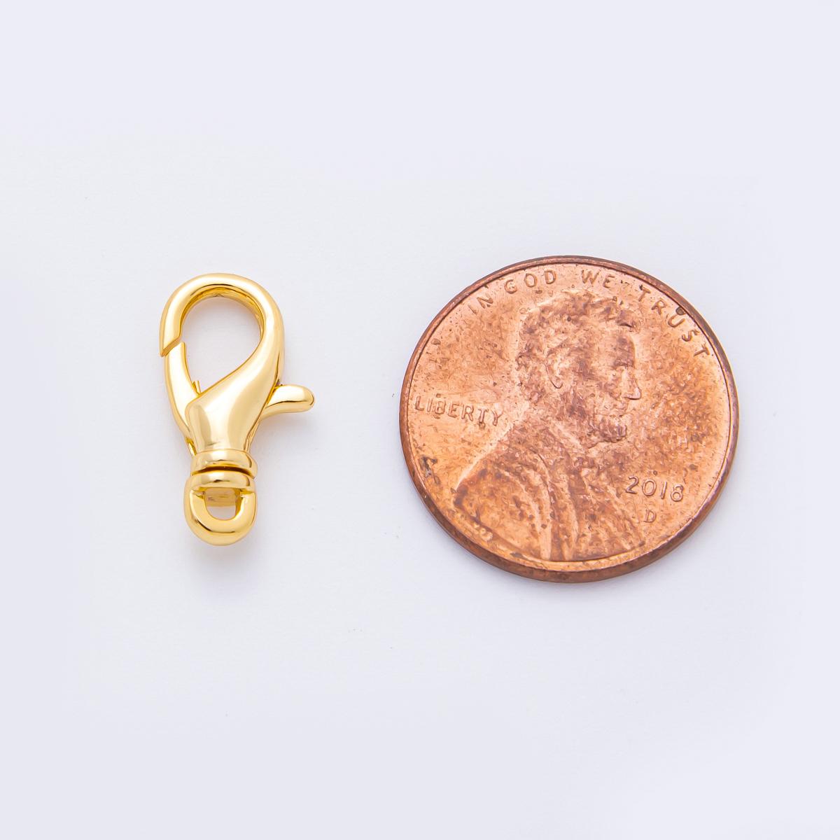 18K Gold Filled 16mm Lobster Swivel Clasp Charm Finding | Z1424