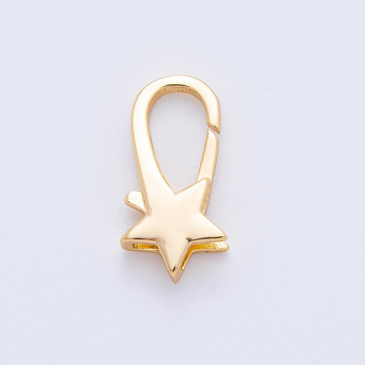18K Gold Filled 17mm Shooting Star Lobster Clasp Charm Finding | Z1418