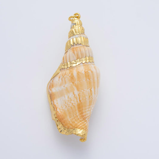 67mm Shell Pearl Sea Conch Shell Charm | AF1405