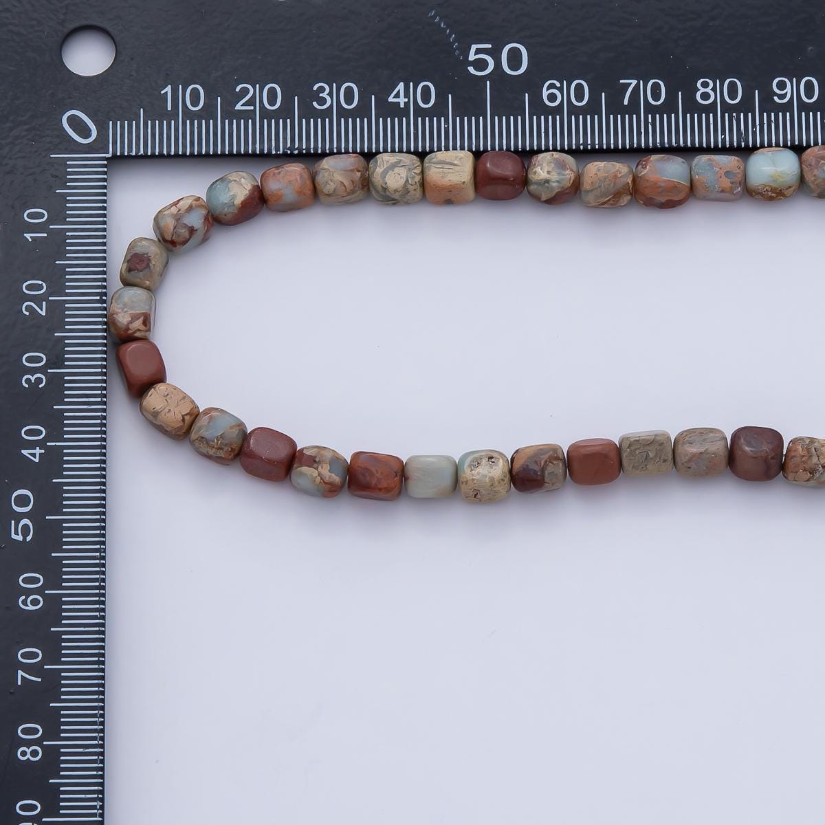 5mm Turquoise Natural Gemstone Nugget Bead Strand Finding Earthly Polished Stone for Boho Jewelry Making DIY Supply | WA-3840