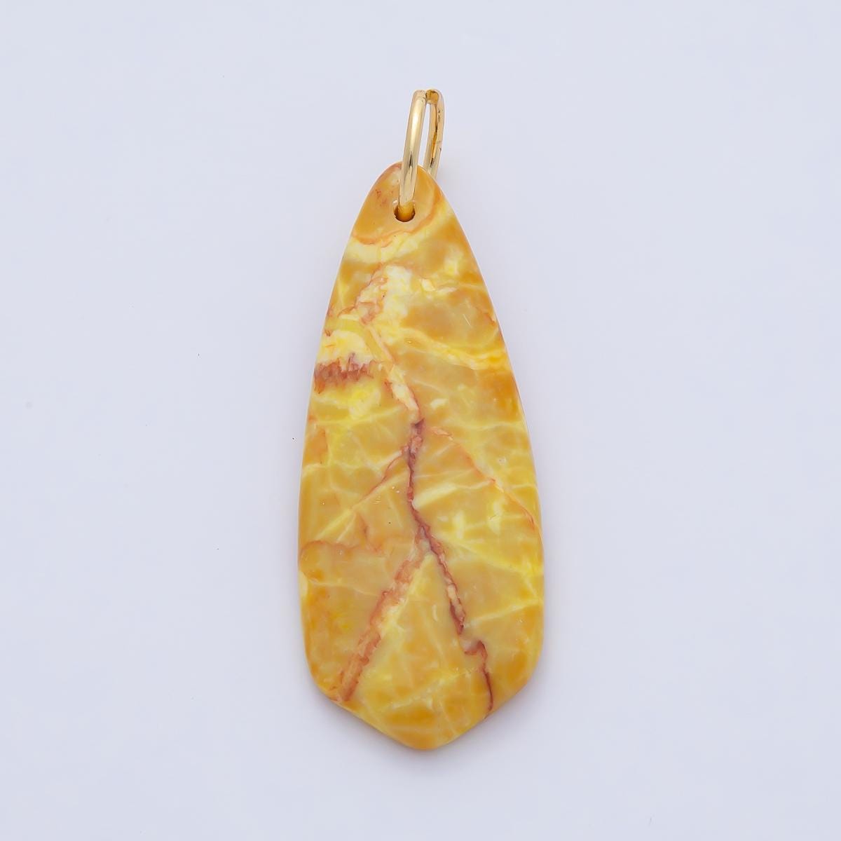 Colorful Gemstone Pendant Charms Natural Stone Teardrop Pendants for Jewelry Making, Boho Necklace Supplies, Statement Gem Drop Beads AF1490