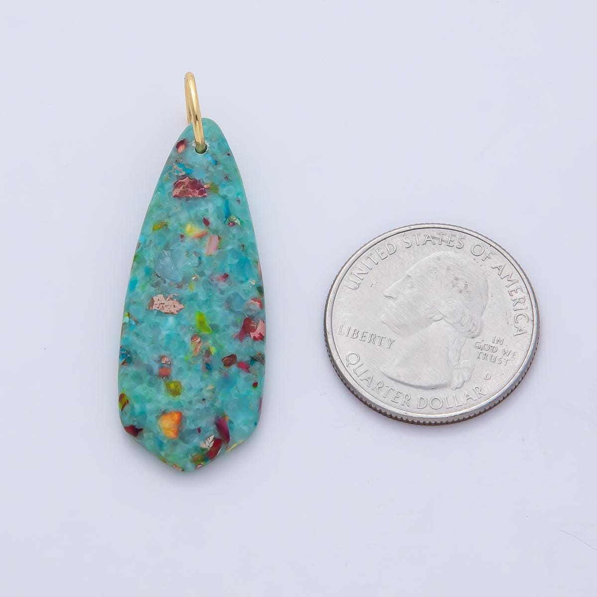 Colorful Gemstone Pendant Charms Natural Stone Teardrop Pendants for Jewelry Making, Boho Necklace Supplies, Statement Gem Drop Beads AF1490