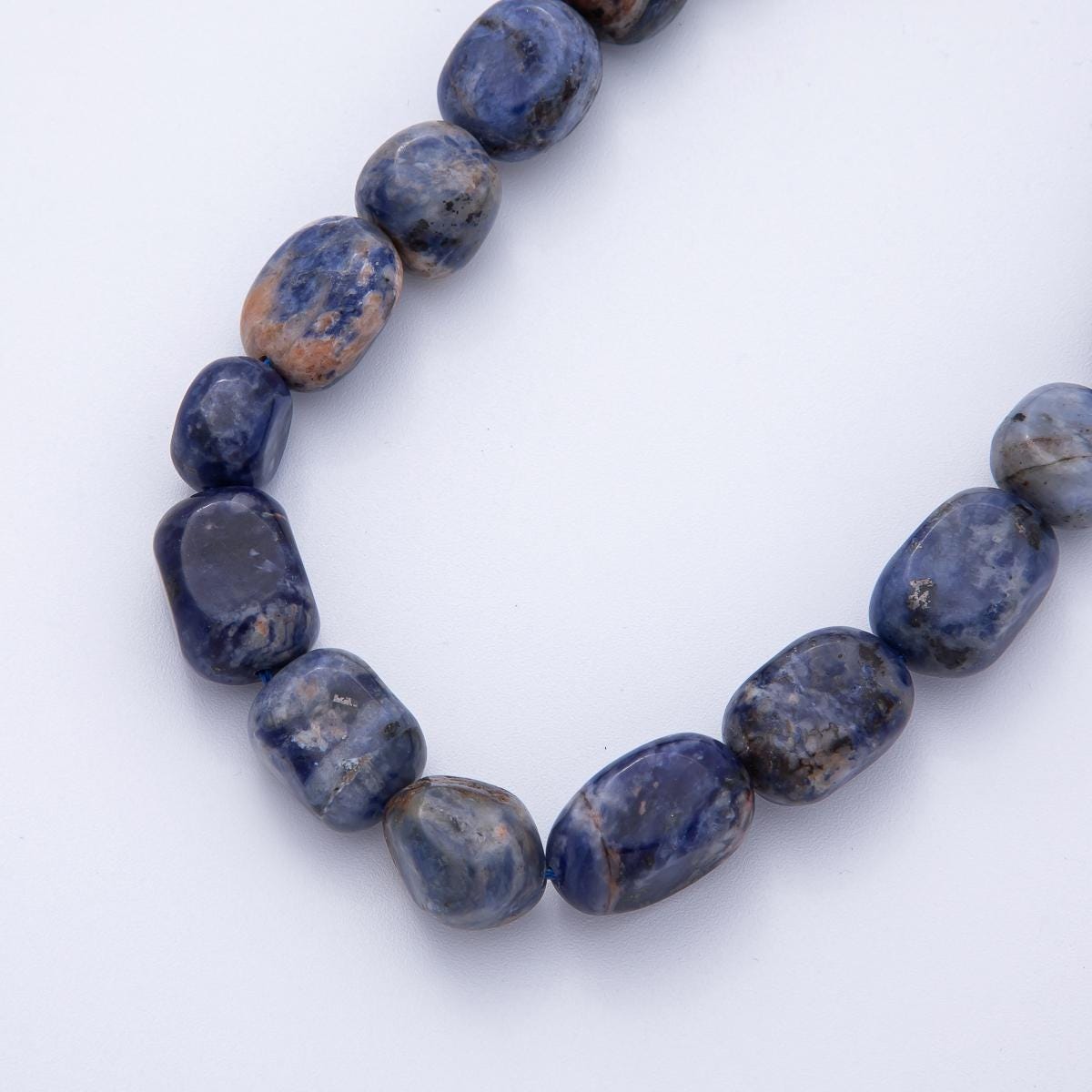 12.5mm Genuine Natural Gemstone Pebble Bead Strand Finding Quality Loose Beads DIY Jewelry Supply for Necklace & Bracelet | WA-3863
