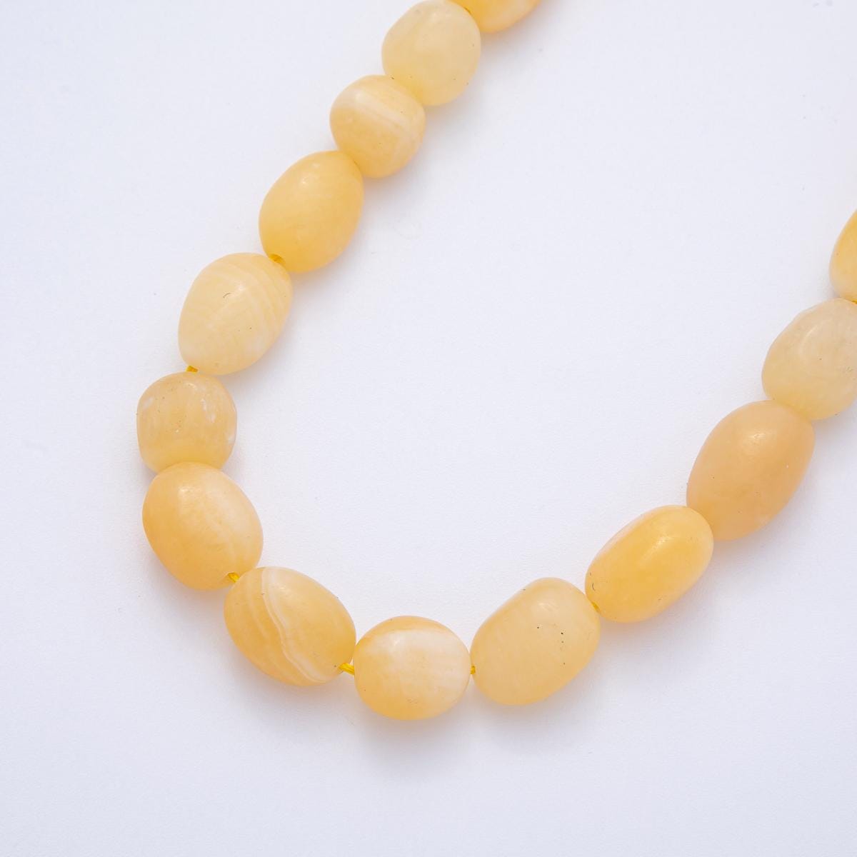 12.5mm Genuine Natural Gemstone Pebble Bead Strand Finding Quality Loose Beads DIY Jewelry Supply for Necklace & Bracelet | WA-3863