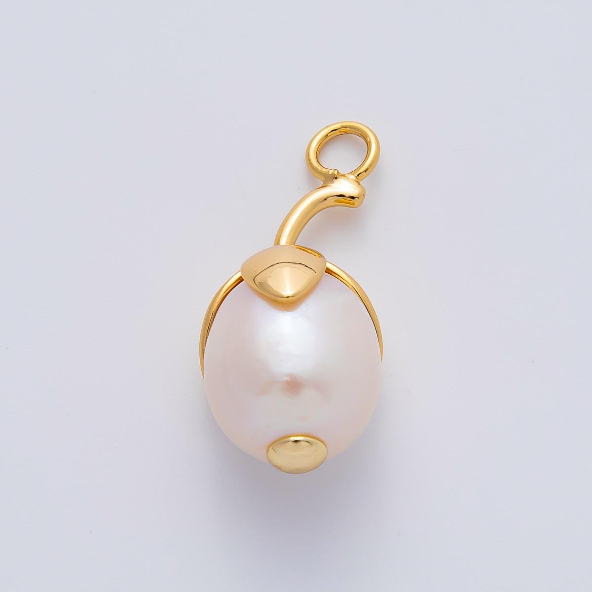 18K Gold Filled 27mm Aquamarine, Carnelian, Aventurine Natural Gemstone Fruit Drop Charm Healing Birthstone Necklace Bracelet | AF1441