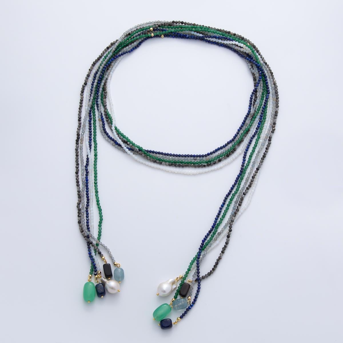 3.4mm Black Green Blue Dyed Agate Rondelle Bead Strands Findings Wholesale Mixed Stone Raw Natural Crystal Ball DIY Jewelry Making | WA-1229