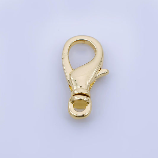 24K Gold Fill Clasps 17.7mm x 8.7mm 24K Gold Fill Lobsters Closures Hooks Z-1488