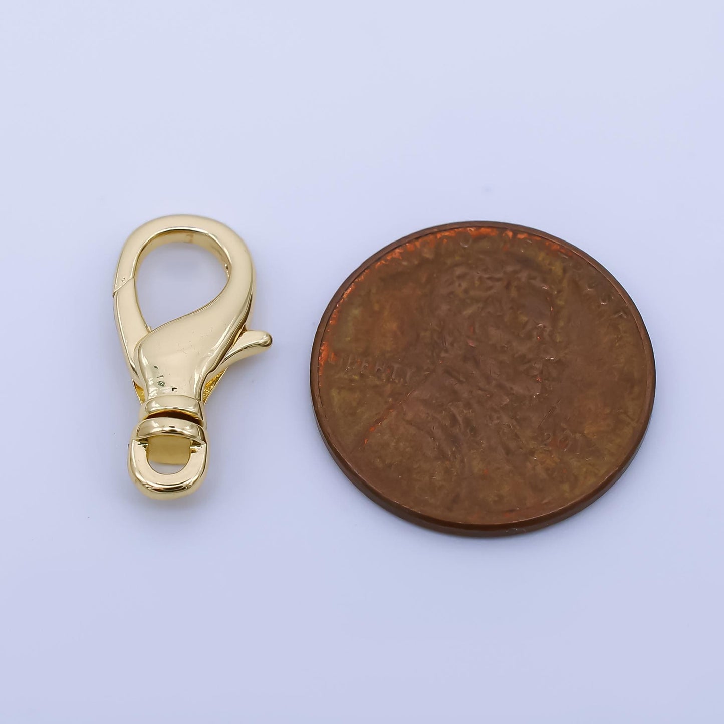 24K Gold Fill Clasps 17.7mm x 8.7mm 24K Gold Fill Lobsters Closures Hooks Z-1488