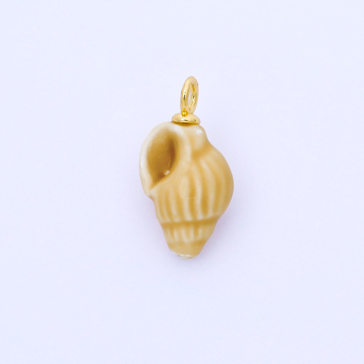 24K Gold Filled Color Seashell Charms Waterproof Beach Shell Pendants Coastal Summer DIY Jewelry Making Supplies Bracelet Necklace | AF1571