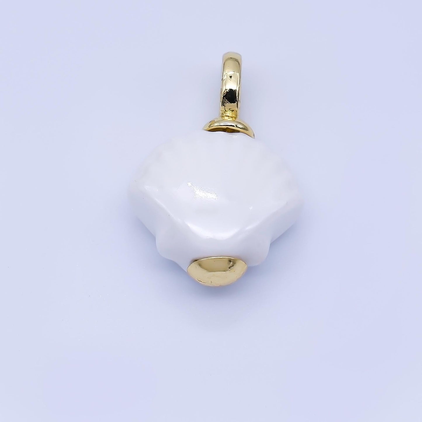 24K Gold Filled Color Clamshell Charms Waterproof Beach Shell Pendants Coastal Summer DIY Jewelry Making Supplies Bracelet Necklace | AF1577