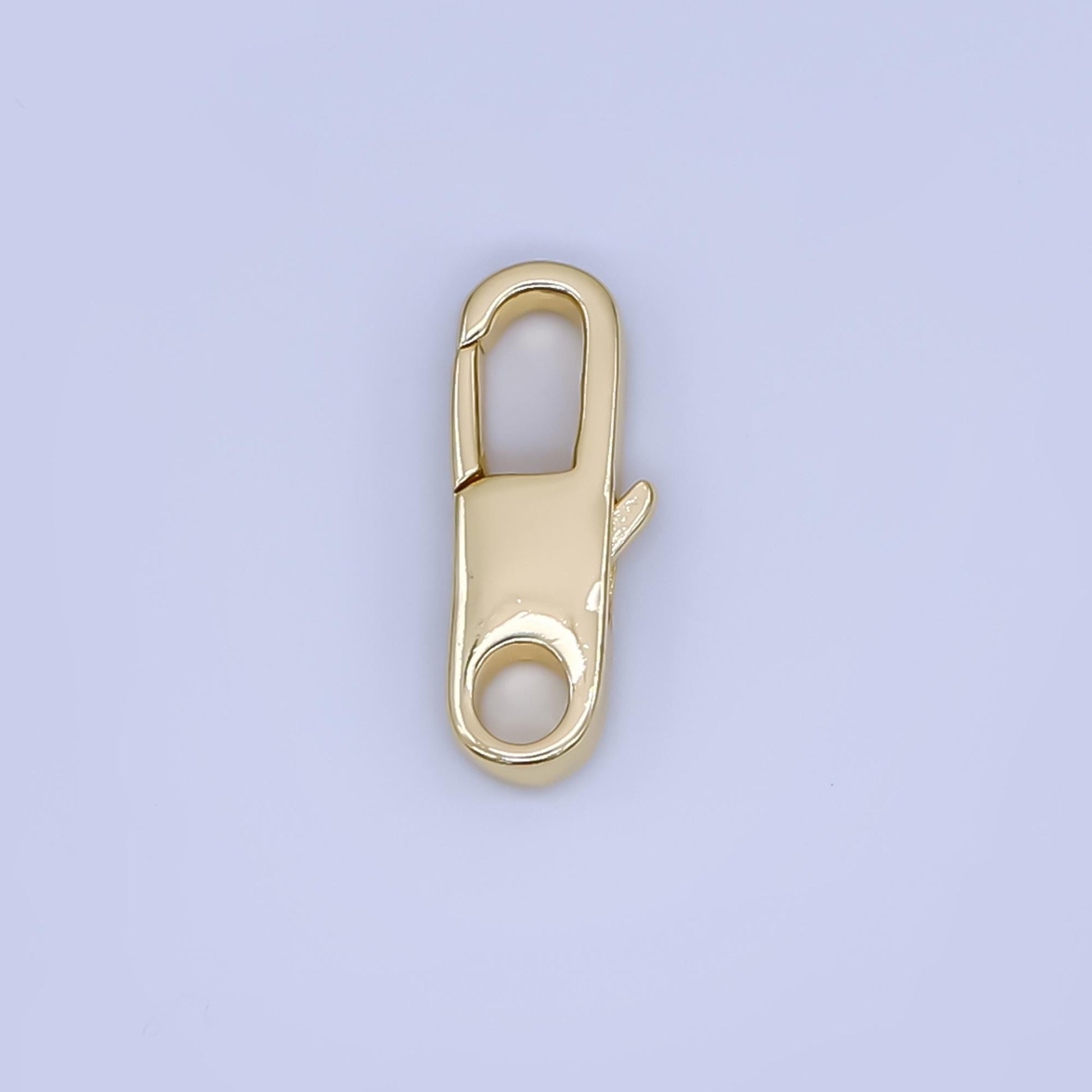 24K Gold Filled Lobster Clasp Fixed Hook Connector Jewelry Closure Findings for Necklaces Bracelets DIY Jewelry Making Supply | Z1353