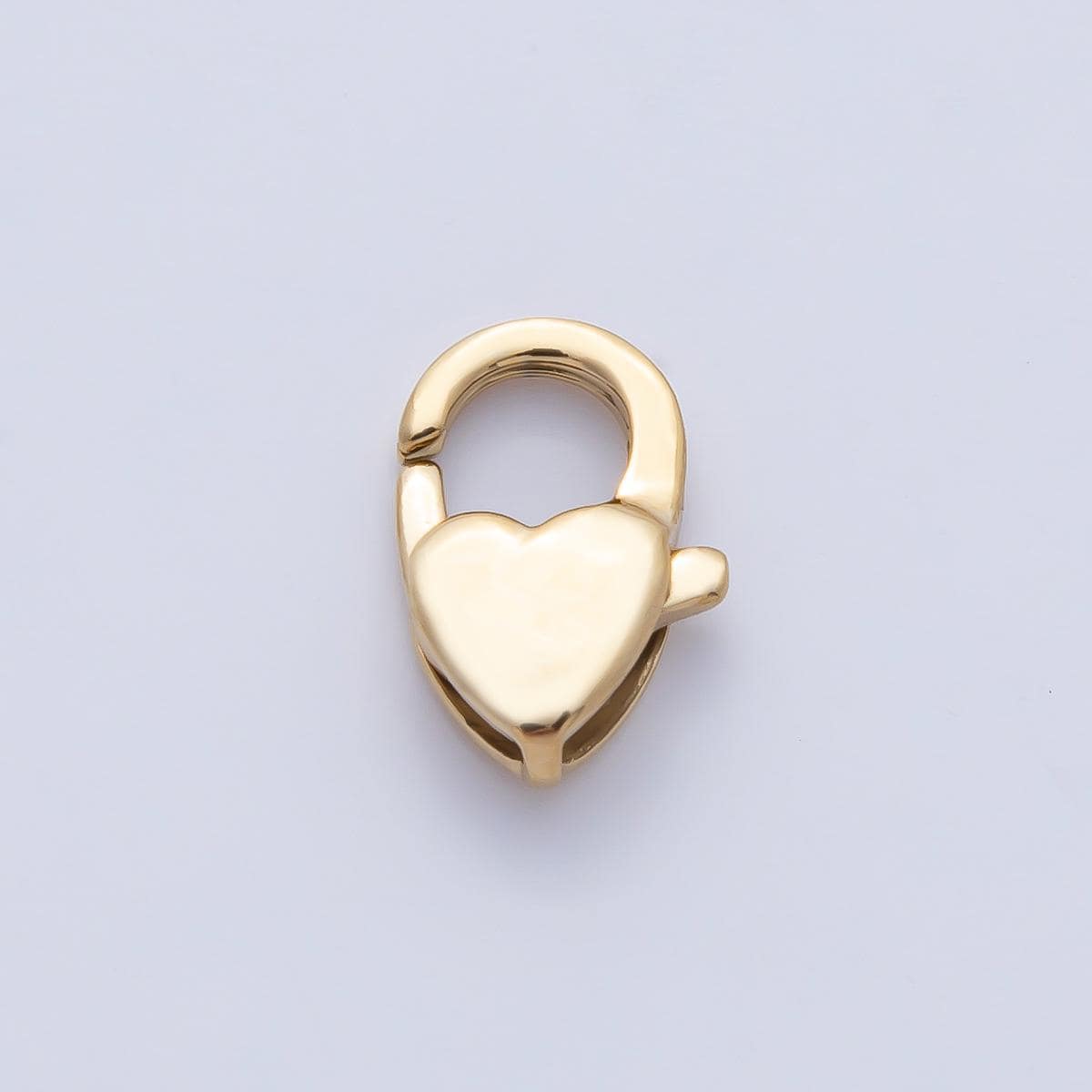 Stainless Steel 12mm Heart Lobster Claw Clasps Closure Finding DIY Jewelry Supply for Custom Necklace & Bracelet Making | Z1620