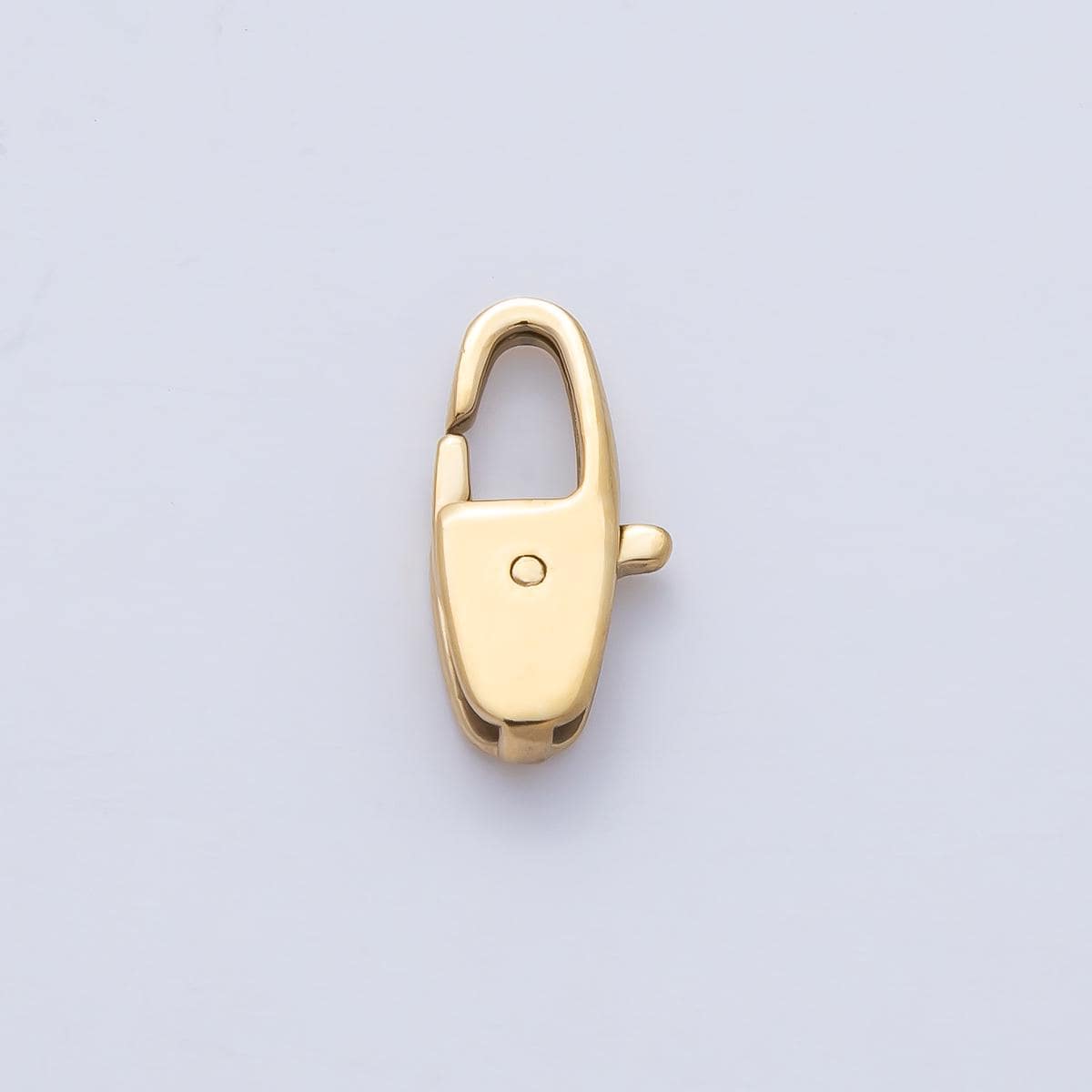 Stainless Steel 14.4mm Oblong Lobster Claw Clasps Closure Finding DIY Jewelry Supply for Custom Necklace & Bracelet Making | Z1625