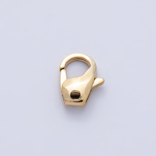 Stainless Steel 10.5mm 13mm Minimalist Lobster Claw Clasps Finding DIY Jewelry Supply for Custom Necklace & Bracelet Making | Z1626