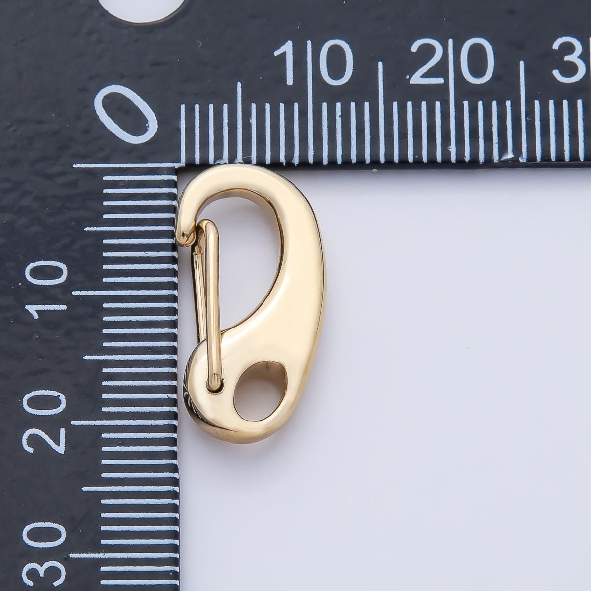 Stainless Steel 16mm 21mm 28mm 32.5mm Push Gate Oblong Minimalist Finding DIY Jewelry Supplies for Custom Necklace & Bracelet | Z1633
