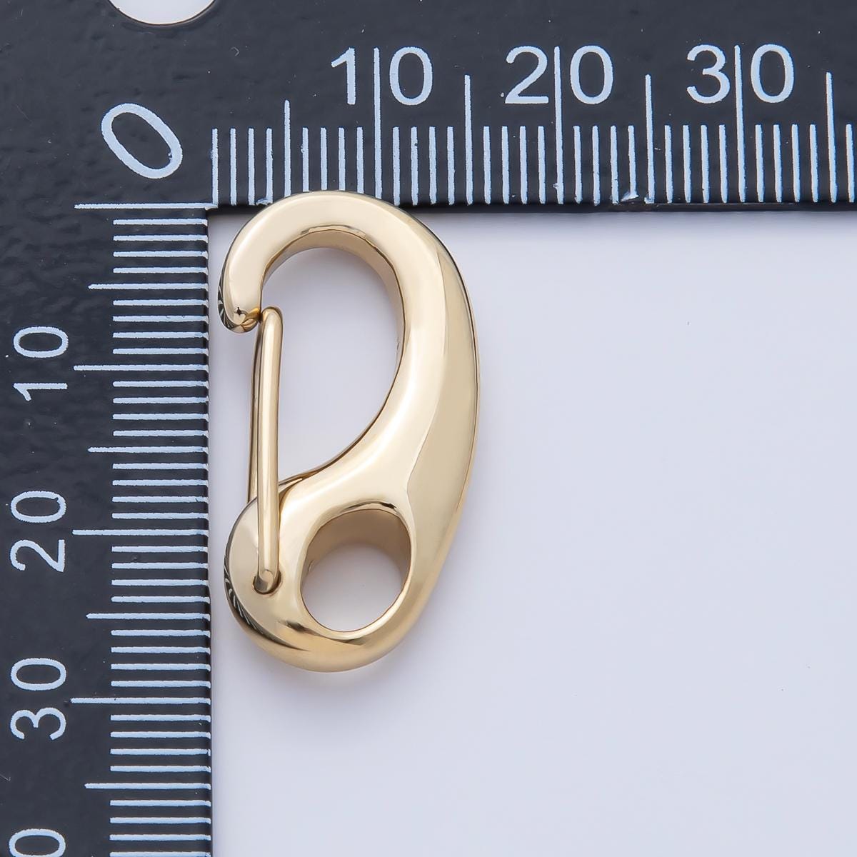 Stainless Steel 16mm 21mm 28mm 32.5mm Push Gate Oblong Minimalist Finding DIY Jewelry Supplies for Custom Necklace & Bracelet | Z1633