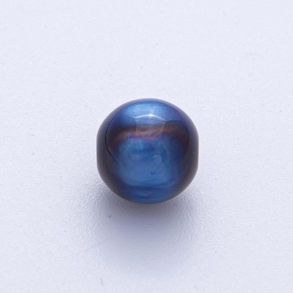 12mm Dark Teal, Yellow, Blue, Purple, Brown, Green Glitter Resin Round Bead DIY Jewelry Supply Finding for Custom Necklace & Bracelet | B569