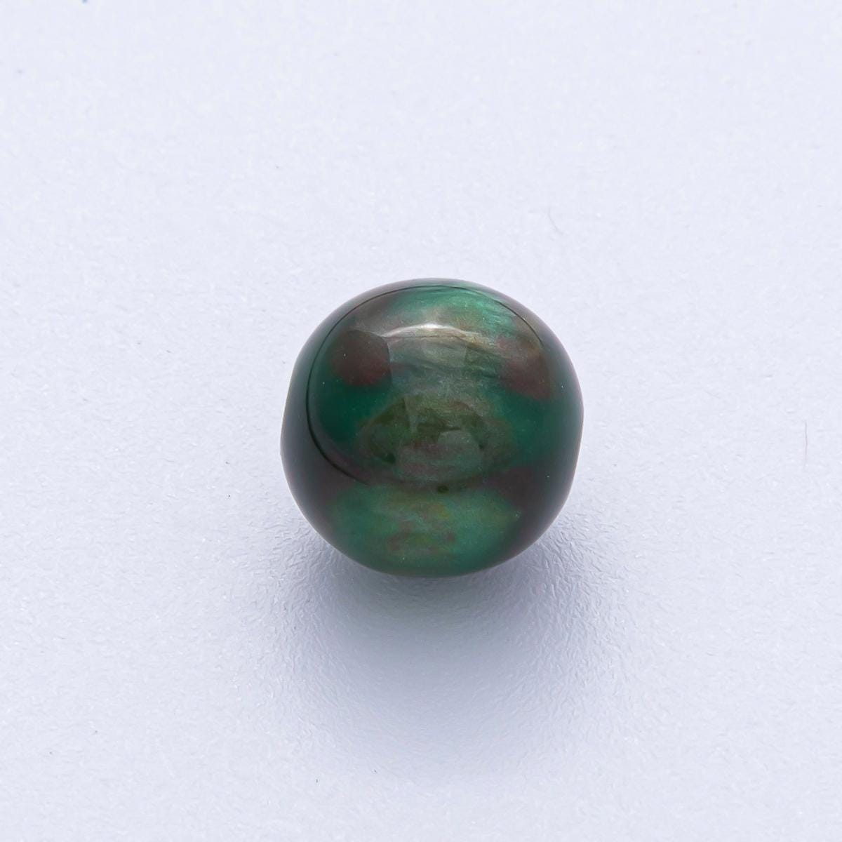12mm Dark Teal, Yellow, Blue, Purple, Brown, Green Glitter Resin Round Bead DIY Jewelry Supply Finding for Custom Necklace & Bracelet | B569