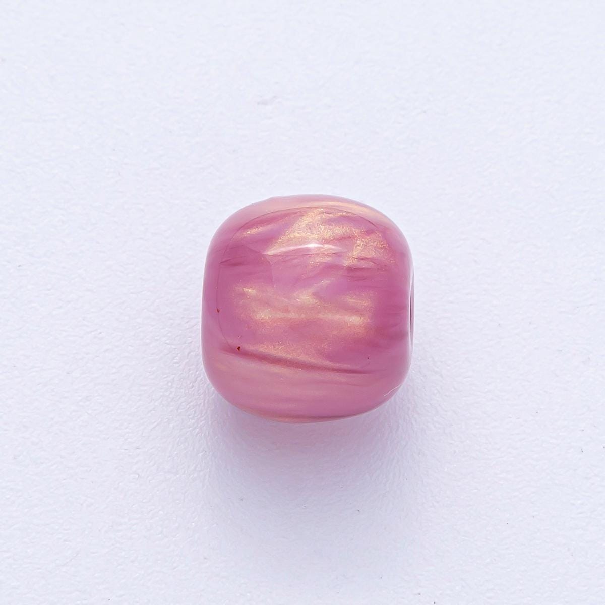 12mm Green, White, Black, Yellow, Purple, Blue, Red, Grey, Pink Glitter Round Resin Bead Set Make Your Own Necklace Bracelet Supply | B584