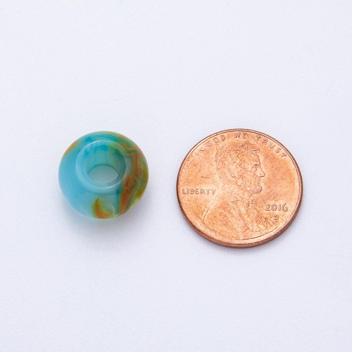 1.5mm Blue, Green, Brown, Red Multicolor Resin Rondelle Bead Make Your Own Bracelet Necklace Jewelry Supply Finding | B618