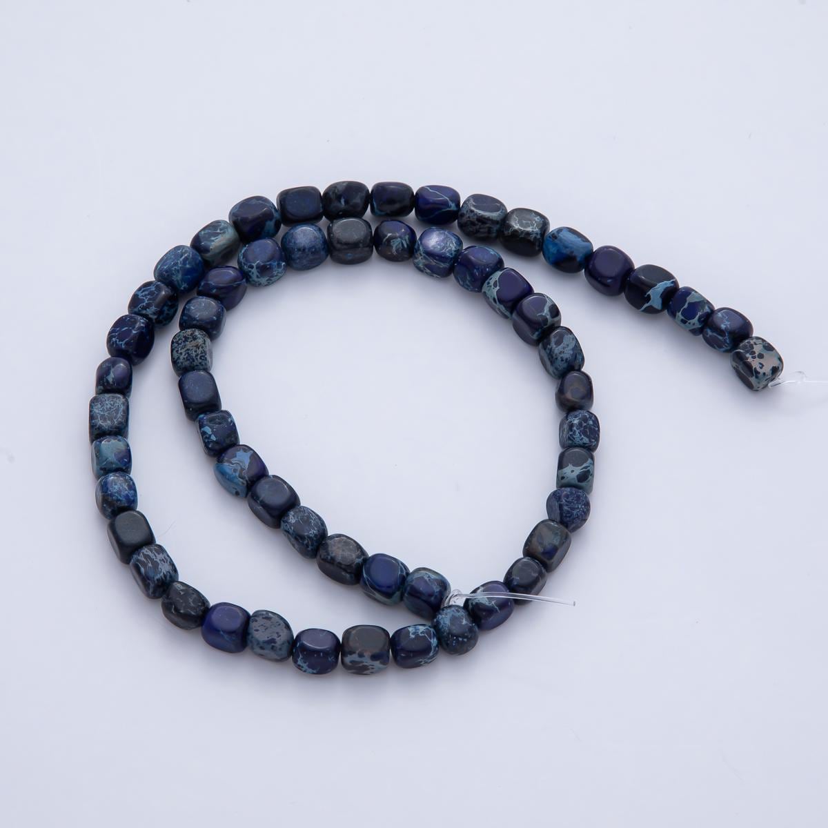 5mm Turquoise Natural Gemstone Nugget Bead Strand Finding Earthly Polished Stone for Boho Jewelry Making DIY Supply | WA-3840