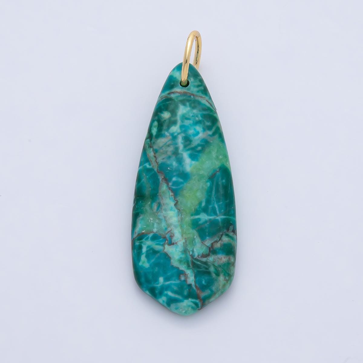 Colorful Gemstone Pendant Charms Natural Stone Teardrop Pendants for Jewelry Making, Boho Necklace Supplies, Statement Gem Drop Beads AF1490