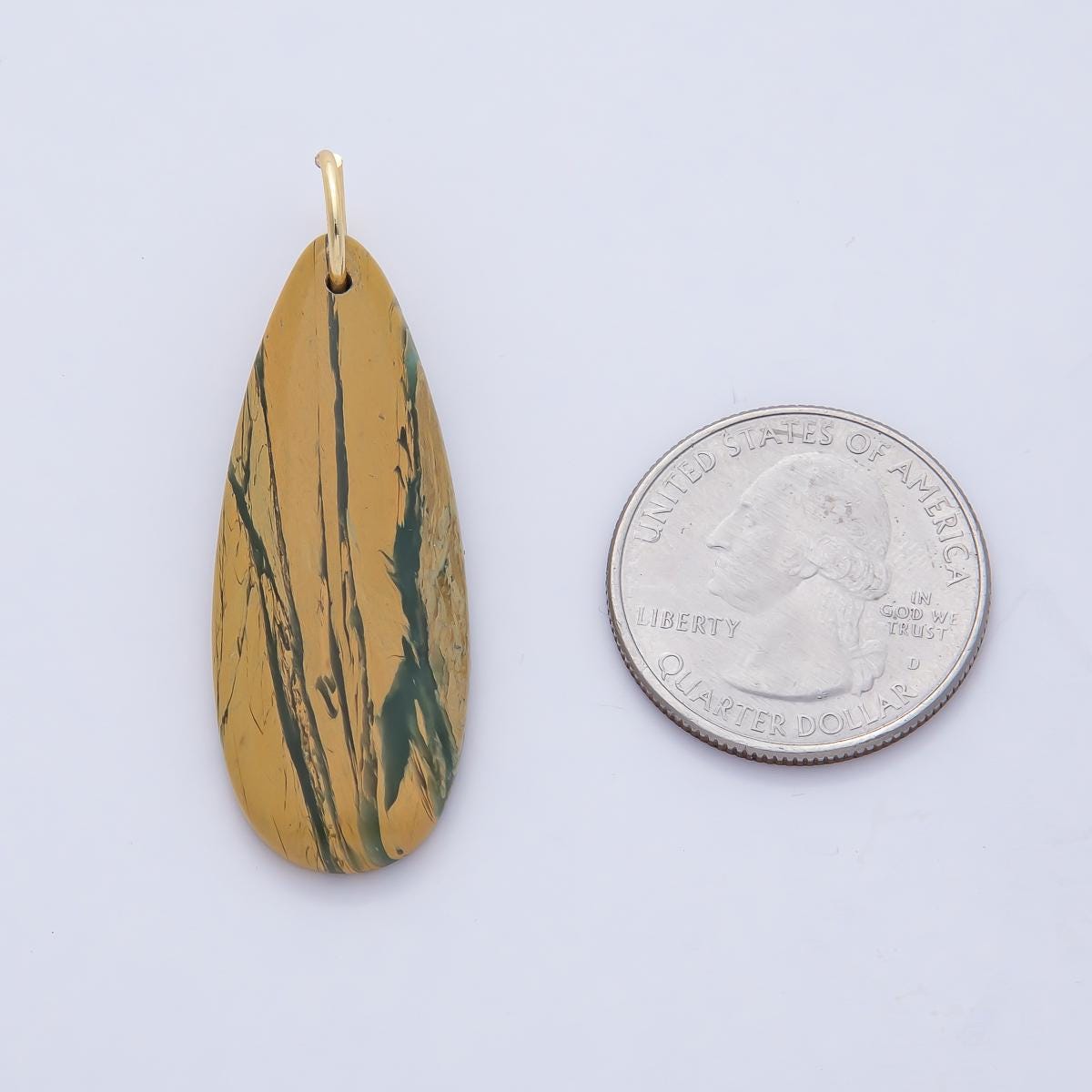Natural Stone Teardrop Pendants Dyed Polished Turquoise Gemstone Charms, Boho Jewelry Making Supplies, Earth Tone Gem Drops AF1493