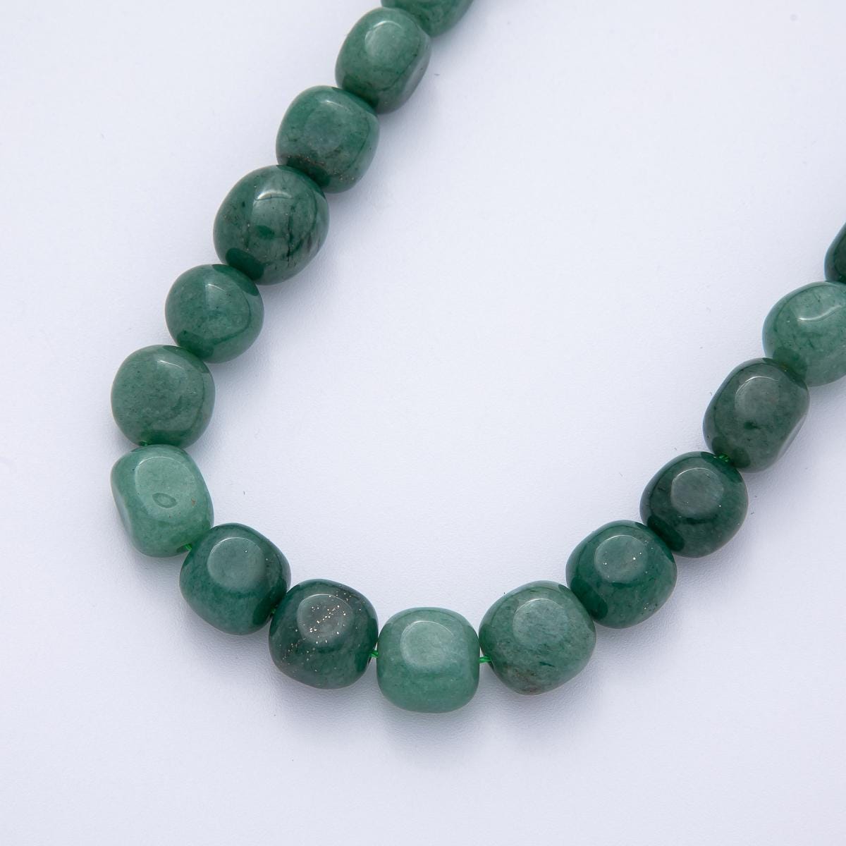 12.5mm Genuine Natural Gemstone Pebble Bead Strand Finding Quality Loose Beads DIY Jewelry Supply for Necklace & Bracelet | WA-3863