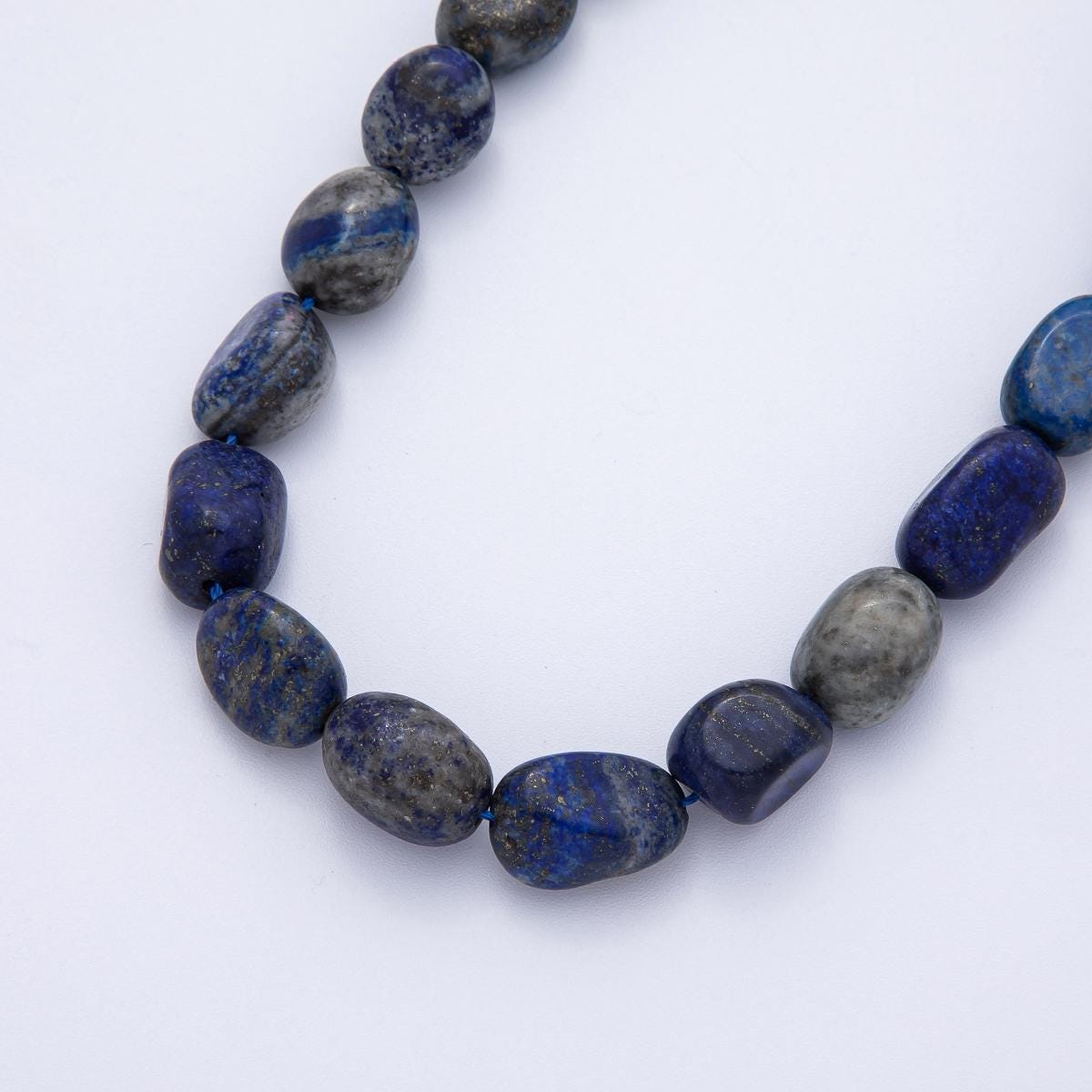 12.5mm Genuine Natural Gemstone Pebble Bead Strand Finding Quality Loose Beads DIY Jewelry Supply for Necklace & Bracelet | WA-3863