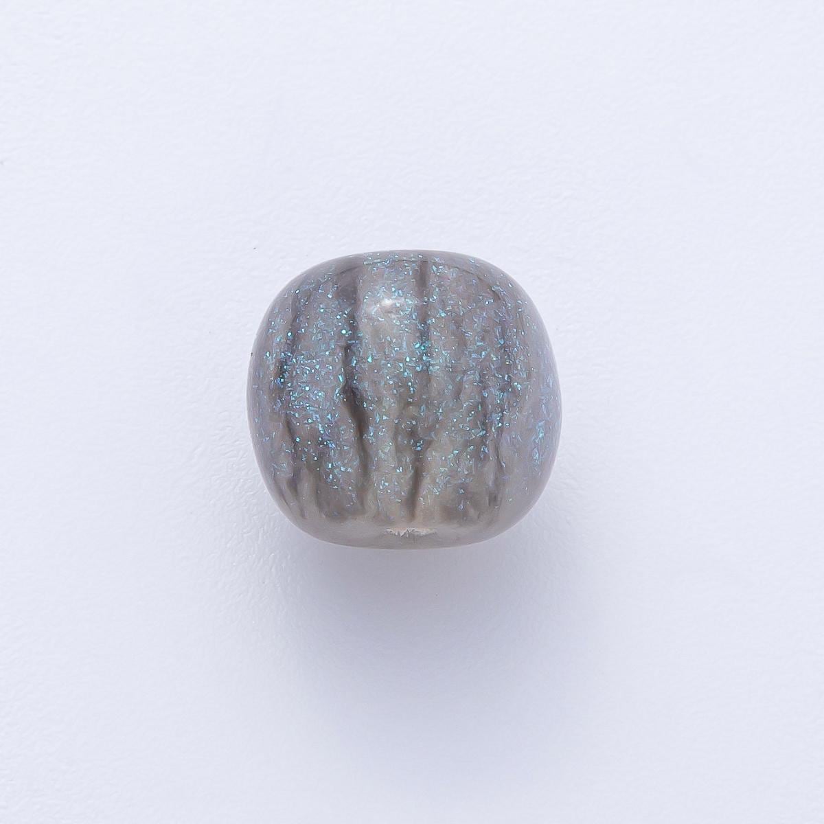 12.3mm Blue, Red, Grey, Green Acrylic Resin Round Bead DIY Jewelry Supply Finding for Custom Necklace & Bracelet | B675
