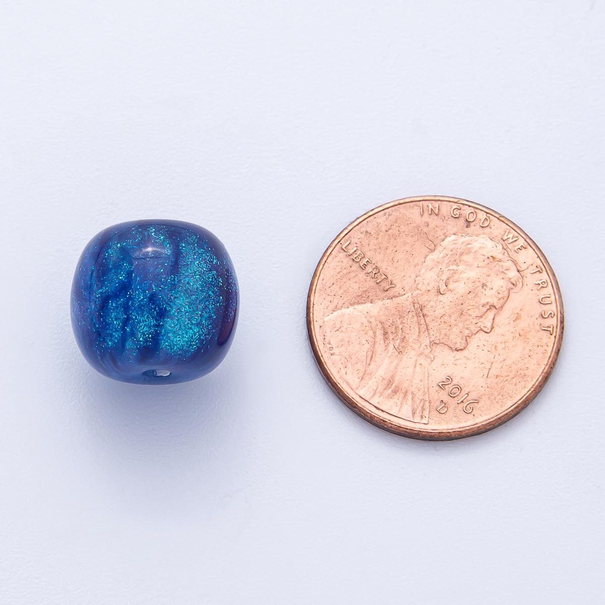 12.3mm Blue, Red, Grey, Green Acrylic Resin Round Bead DIY Jewelry Supply Finding for Custom Necklace & Bracelet | B675