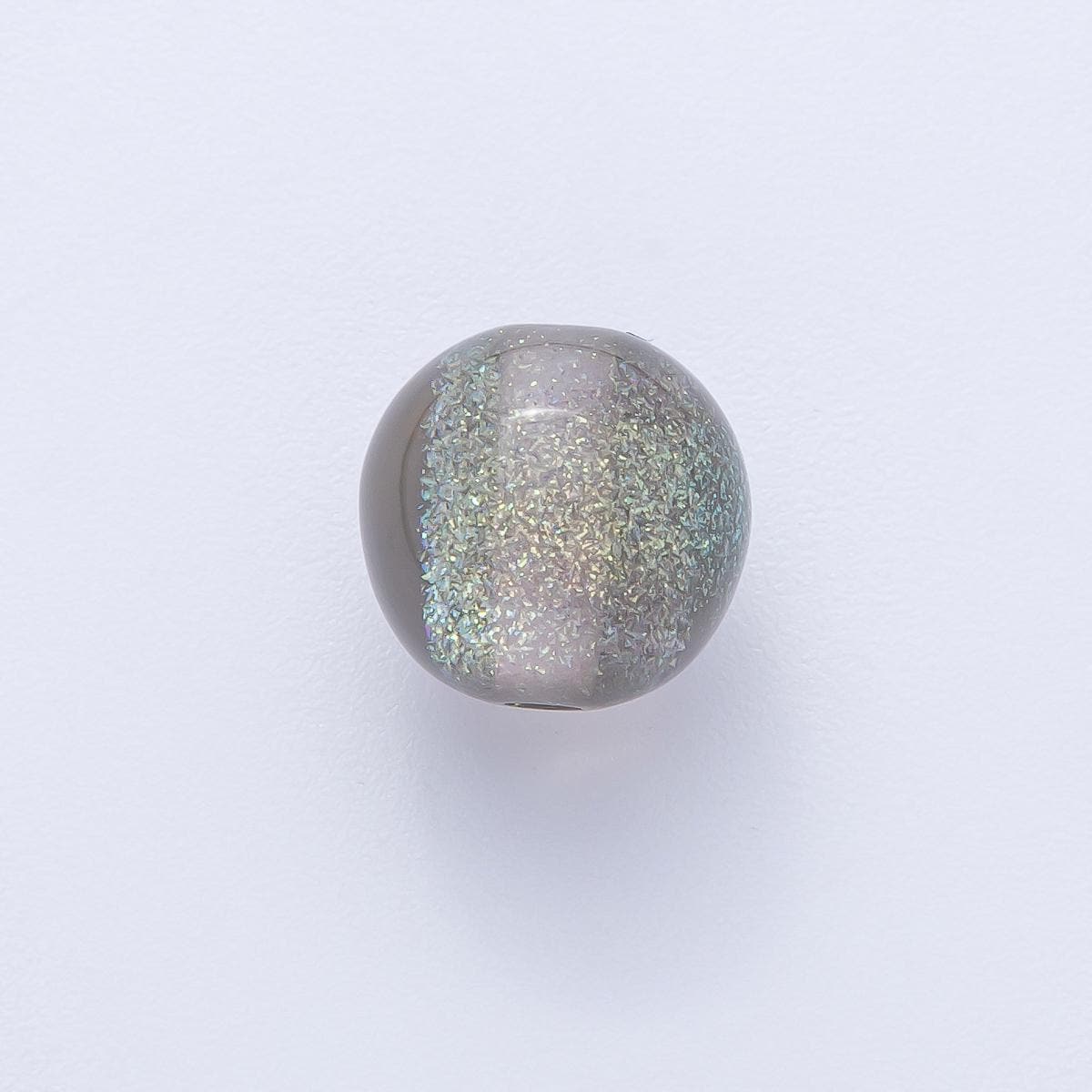 12.3mm Green, Red, Grey, Pink Acrylic Resin Round Bead DIY Jewelry Supply Finding for Custom Necklace & Bracelet | B680