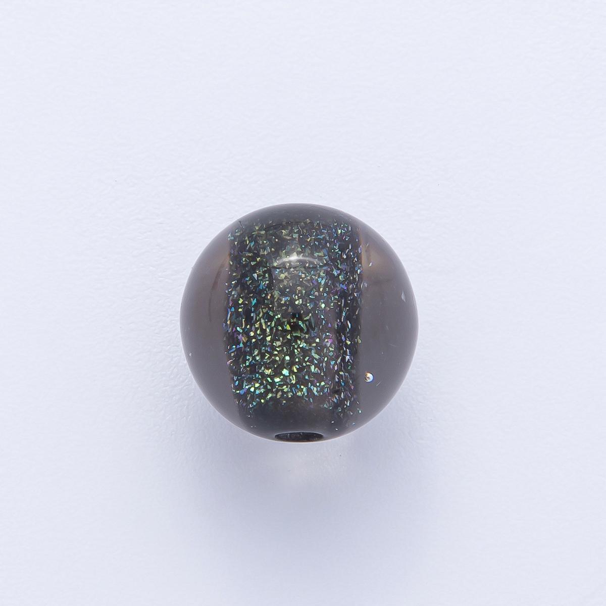 12.3mm Green, Red, Grey, Pink Acrylic Resin Round Bead DIY Jewelry Supply Finding for Custom Necklace & Bracelet | B680