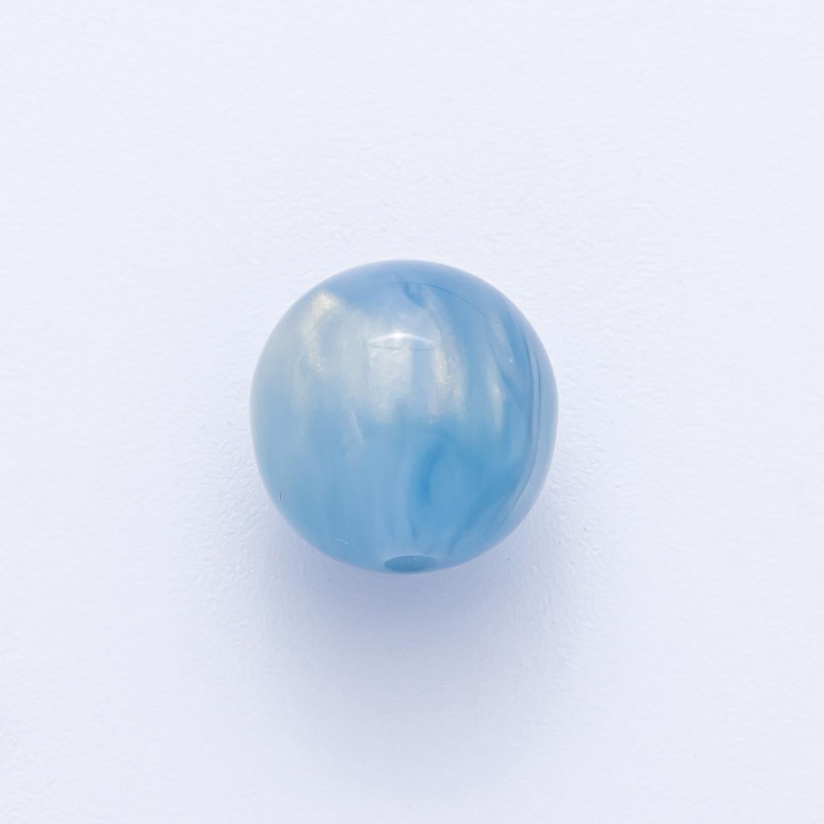 10 pcs 12.1mm Multicolor Acrylic Resin Round Bead DIY Jewelry Supply Finding for Custom Necklace & Bracelet | B691