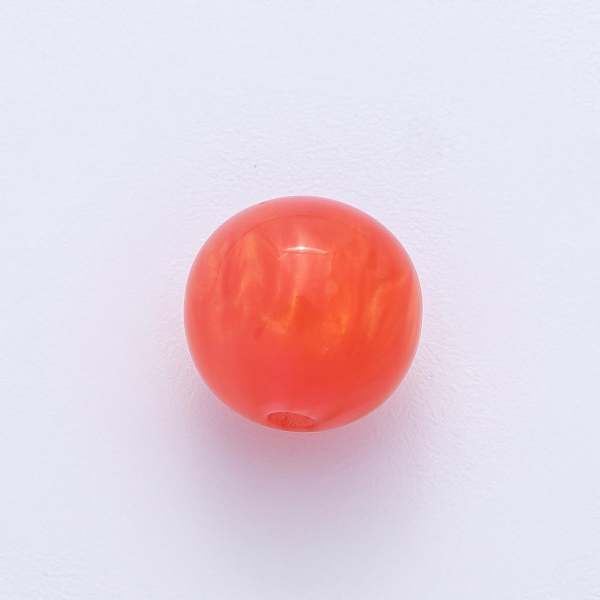 10 pcs 12.1mm Multicolor Acrylic Resin Round Bead DIY Jewelry Supply Finding for Custom Necklace & Bracelet | B691