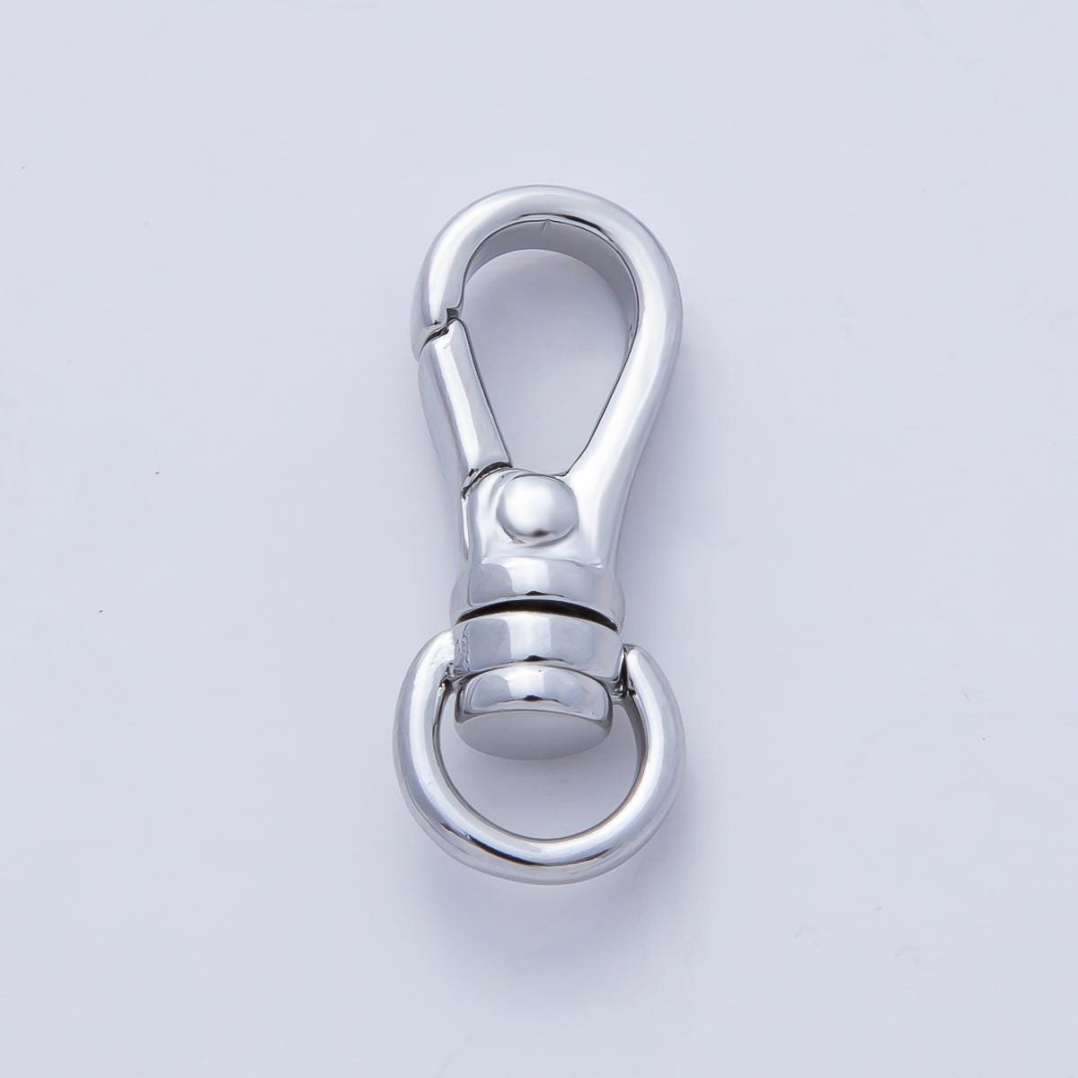 18K Gold Filled 25mm Push Lobster Swivel Clasp Closure Finding in Gold & Silver DIY Jewelry Supply for Custom Necklace and Bracelet | Z1247