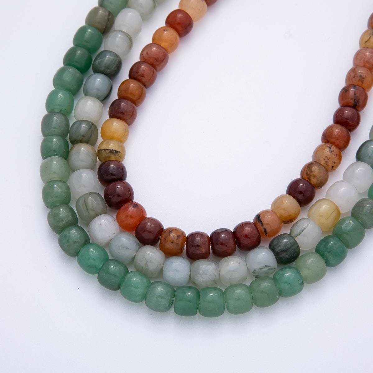 9.5mm Aventurine, Citrine, Moss Agate Square Bead Natural Gemstone Strand Finding DIY Jewelry Supply for Custom Necklace Bracelet | WA-A3923